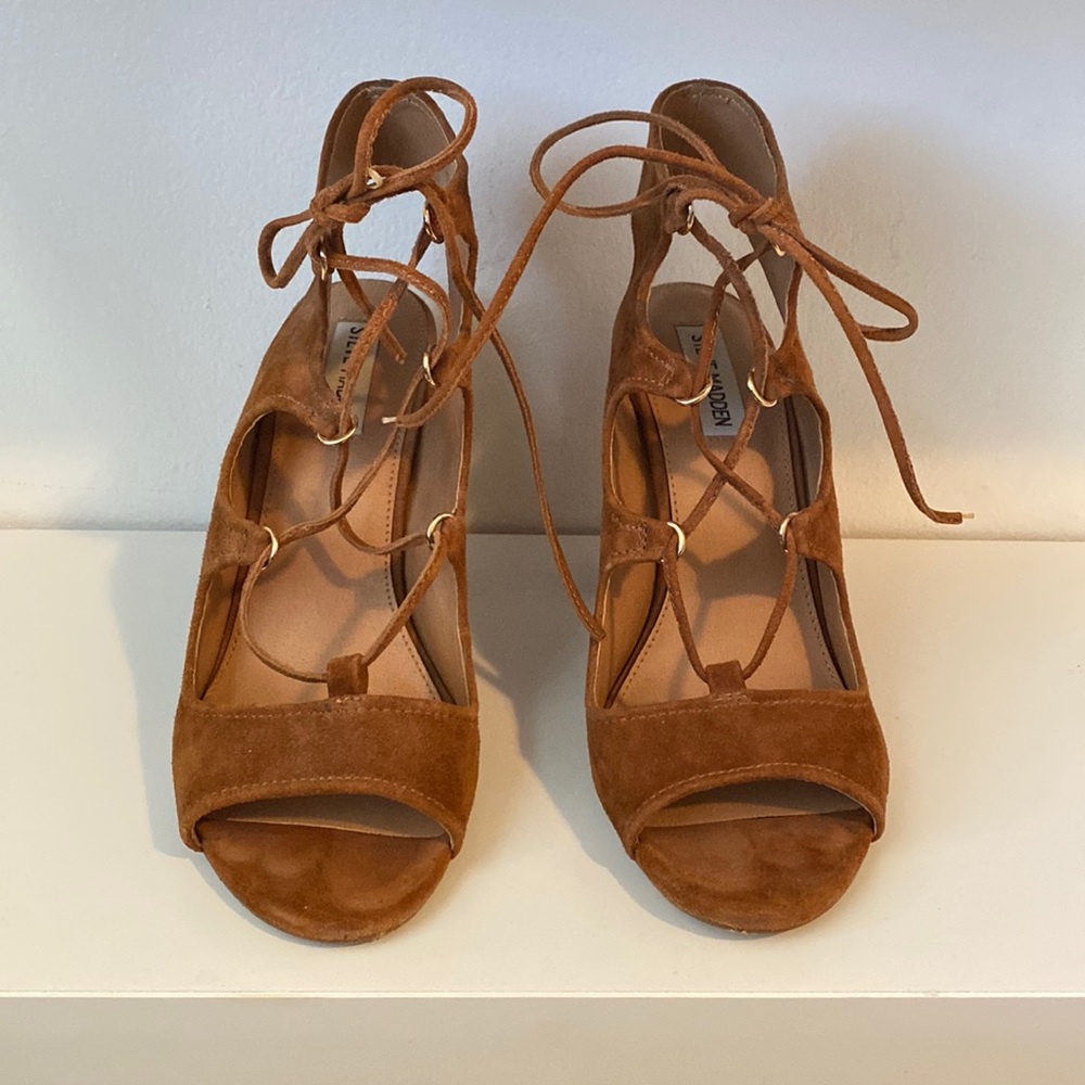 Steven madden lace up heels